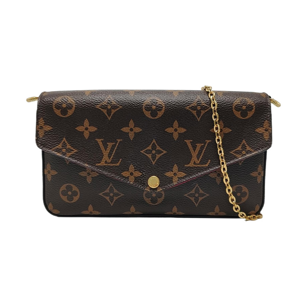FÉLICIE Monogram Coated Canvas Brown