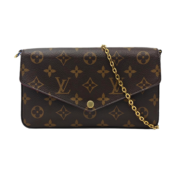 FÉLICIE Monogram Coated Canvas Brown