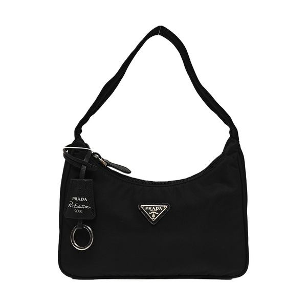 Minibolso de nailon Re-Edition2000 negro
