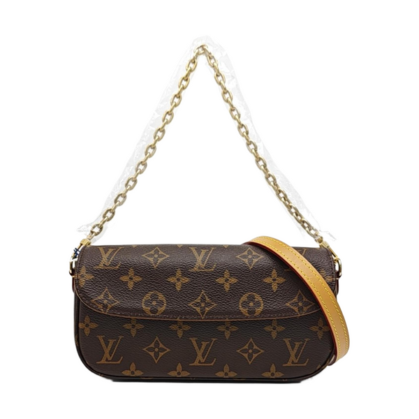 IVY Monogram Coated Canvas Brown