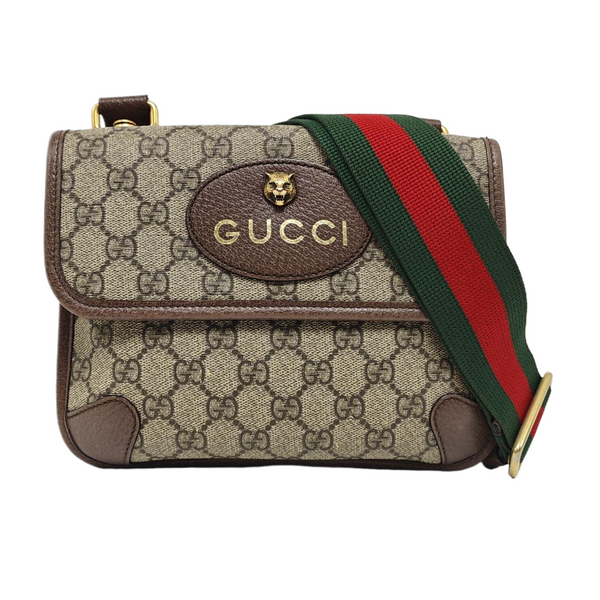 Neo Vintage Small Monogram Coated Canvas Beige