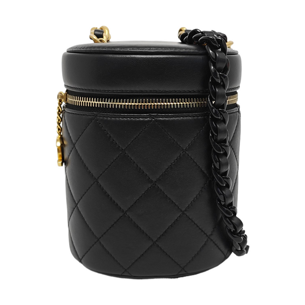 Quilted Lambskin Black