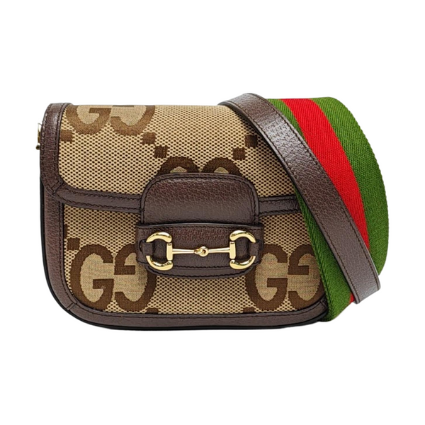 Horsebit 1955 Mini Monogram Canvas Beige