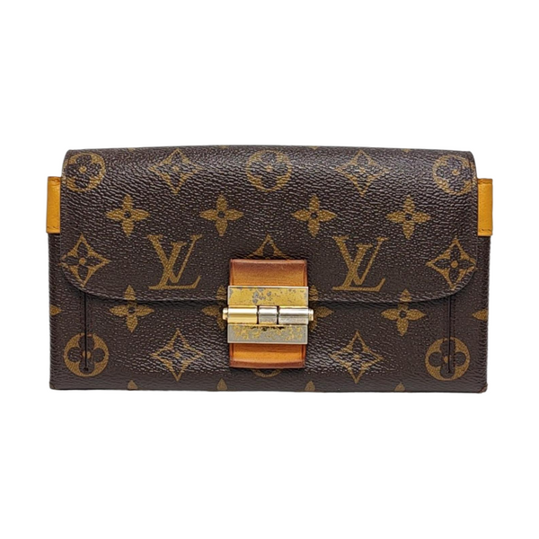 ELYSEE Monogram Coated Canvas Brown