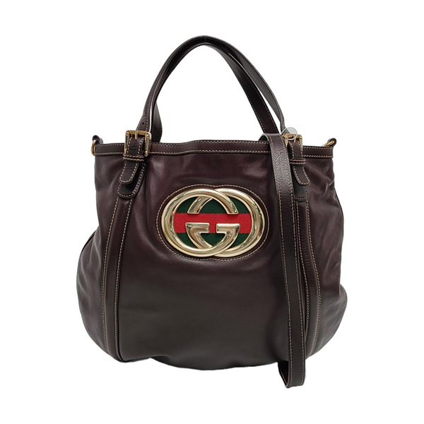 Britt Medium Calfskin Brown