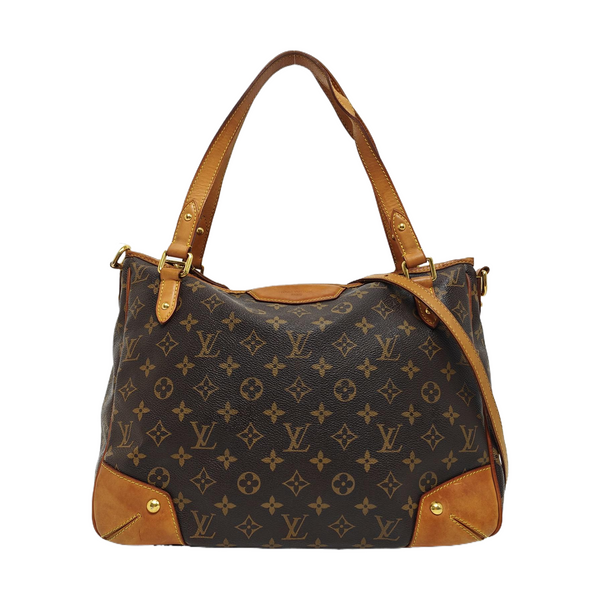 RETIRO GM Monogram Coated Canvas Brown