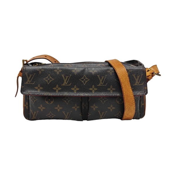 VIVA CITE Monogram Coated Canvas Brown