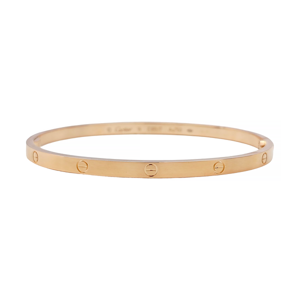 LOVE 18k Rose Gold Bangle