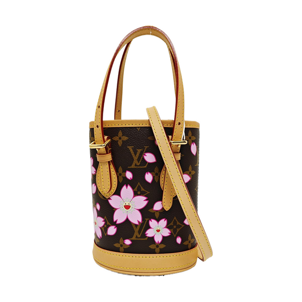 Nano Bucke Nano Monogram Coated Canvas Brown