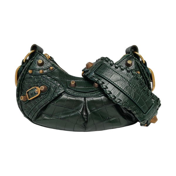 Le Cagole Small Calfskin Green