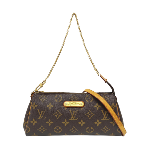 EVA Monogram Coated Canvas Brown