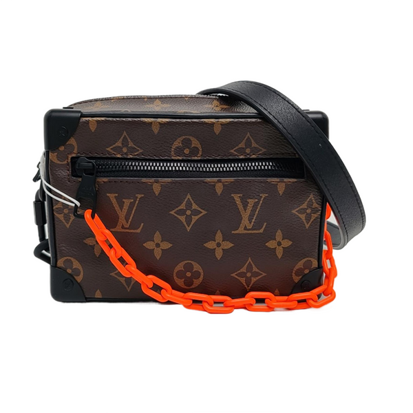 SOFT TRUNK Mini Monogram Coated Canvas Brown
