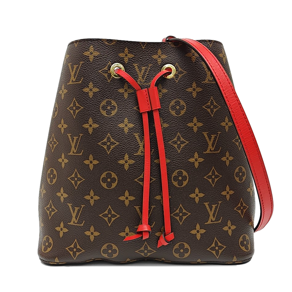 NÉONOÉ MM Monogram Coated Canvas Brown