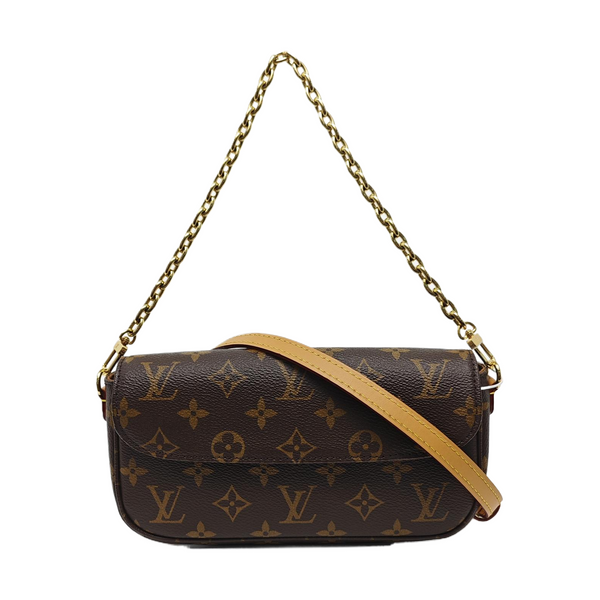 IVY Monogram Coated Canvas Brown