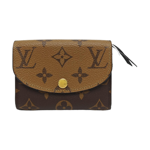 Monogram Coated Canvas Wallet Brown