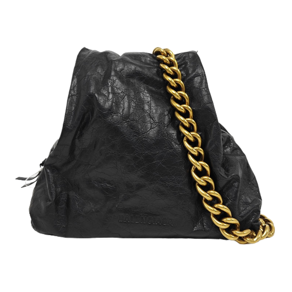 Puffer Small Calfskin Black