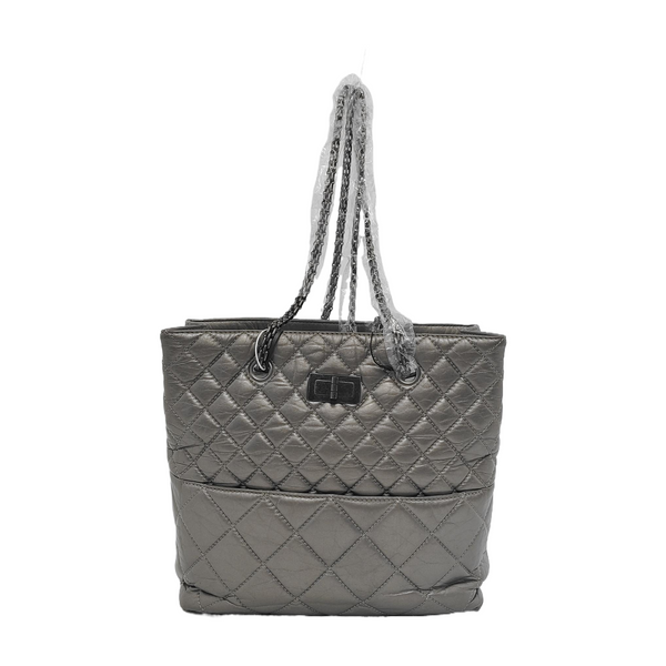 Quilted Calfskin Gray