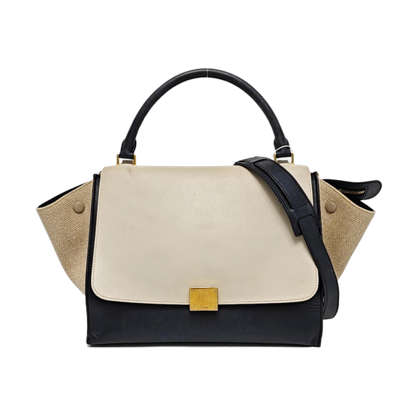Authenticated pre-owned TRAPEZE Medium Calfskin Multicolor - Shoulder Bag at Looply
