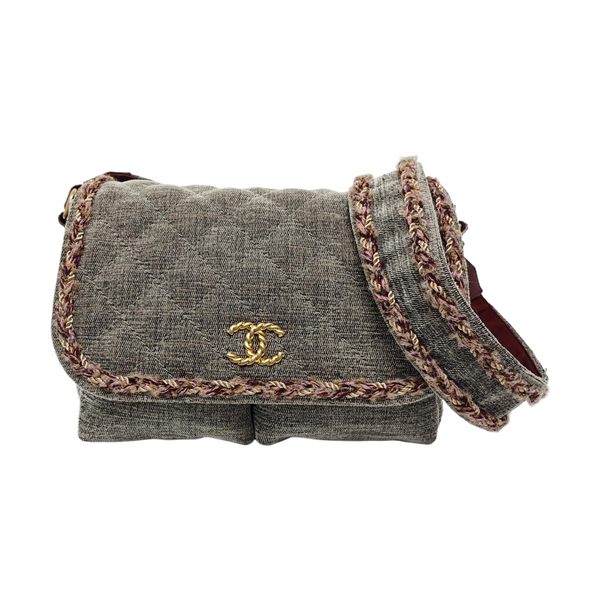 Quilted Velvet Gray
