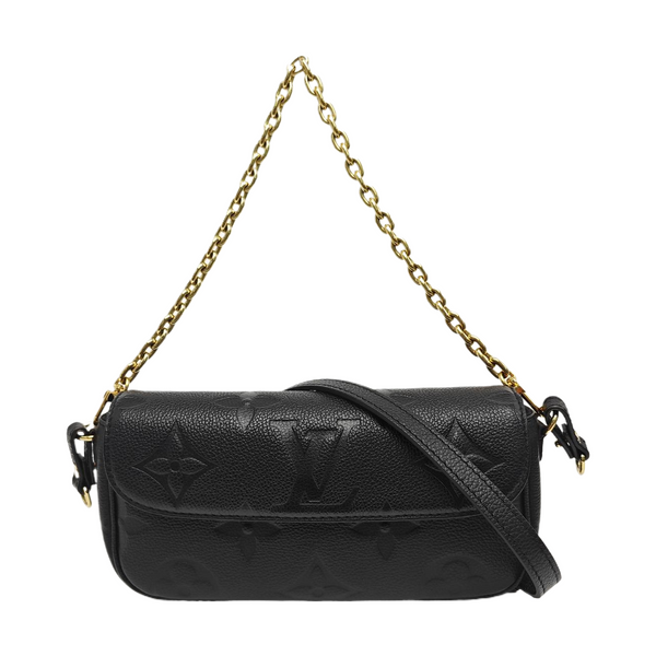 IVY Monogram Calfskin Black