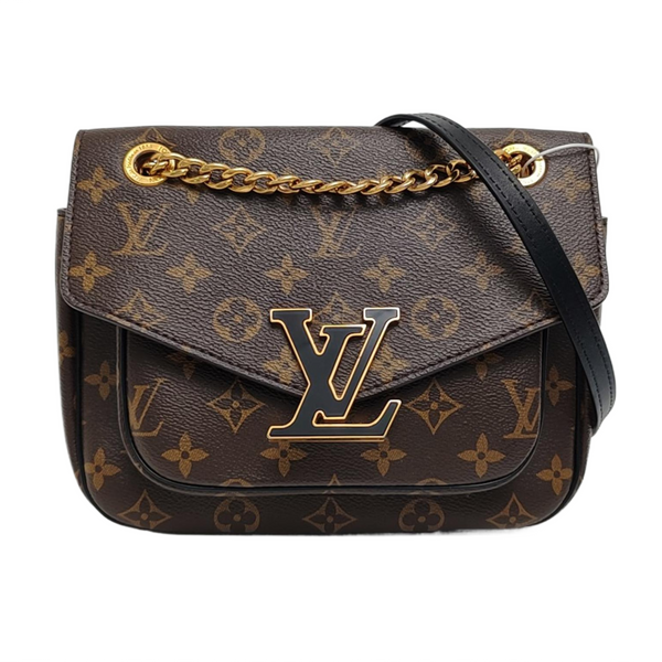 PASSY Monogram Coated Canvas Brown