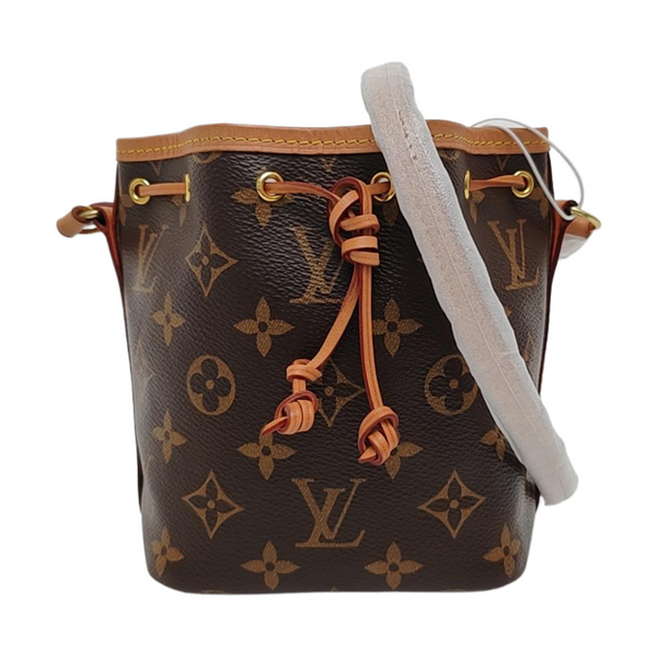 NÉONOÉ Nano Lona Revestida Monogram Marrón