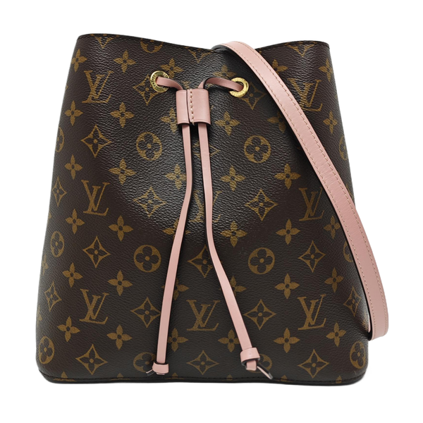 NÉONOÉ MM Monogram Coated Canvas Brown