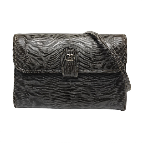 Calfskin Shoulder Bag Gray