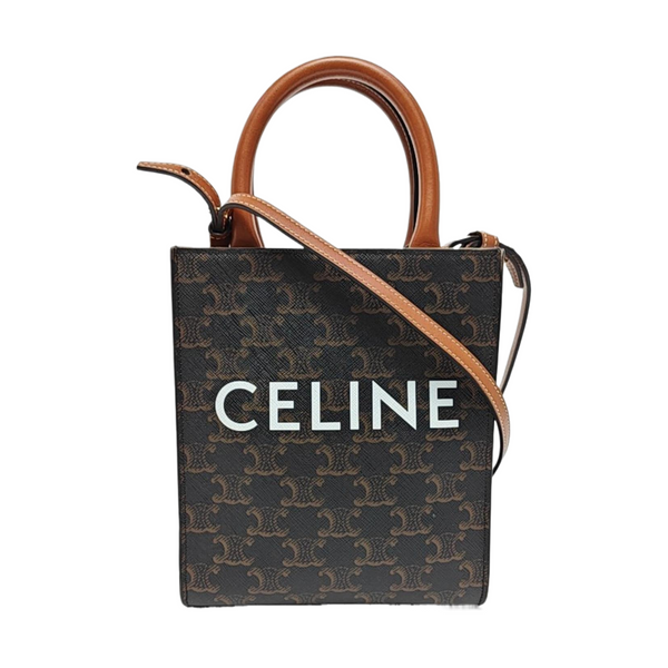 CABAS CELINE Mini Coated Canvas Brown