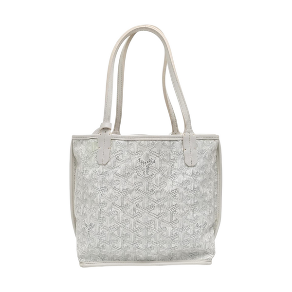 Anjou Mini Coated Canvas White