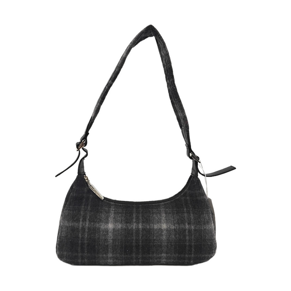 Fabric Top Handle Bag Gray