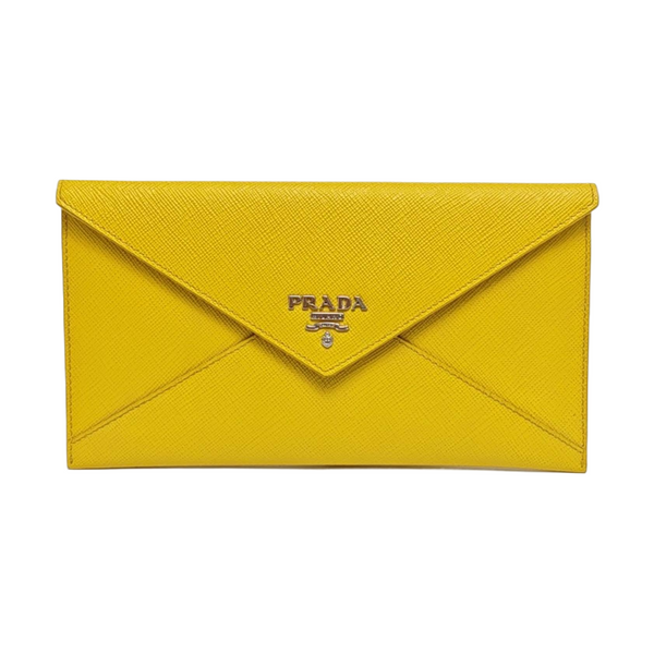 Calfskin Card Holder Yellow