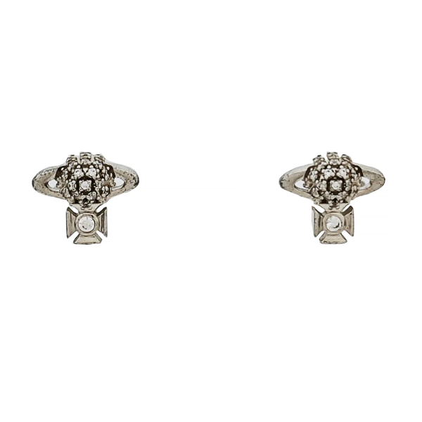 Metal Silver Stud Earrings