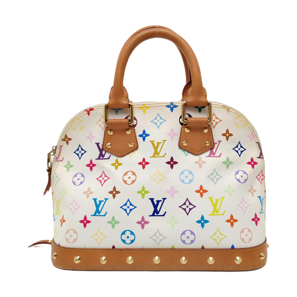LV × TM ALMA PM Monogram Coated Canvas White