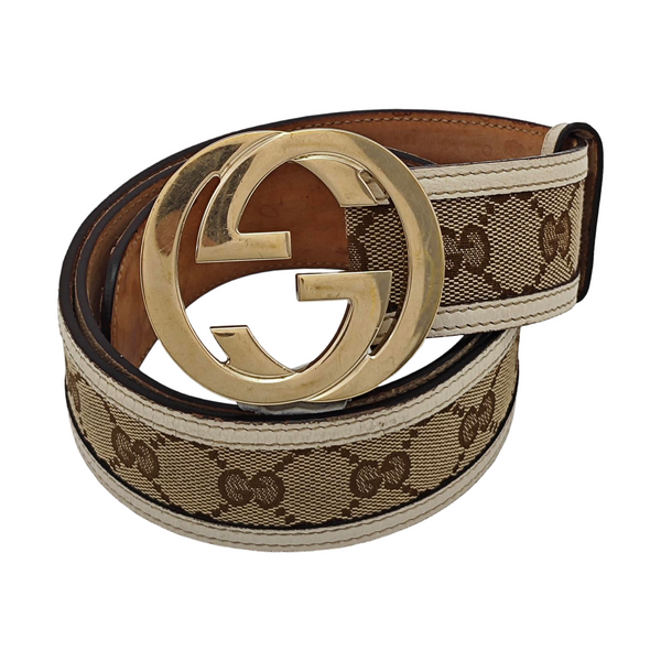 Fabric Belt Beige