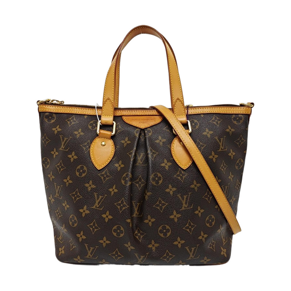 PALERMO PM Monogram Coated Canvas Brown