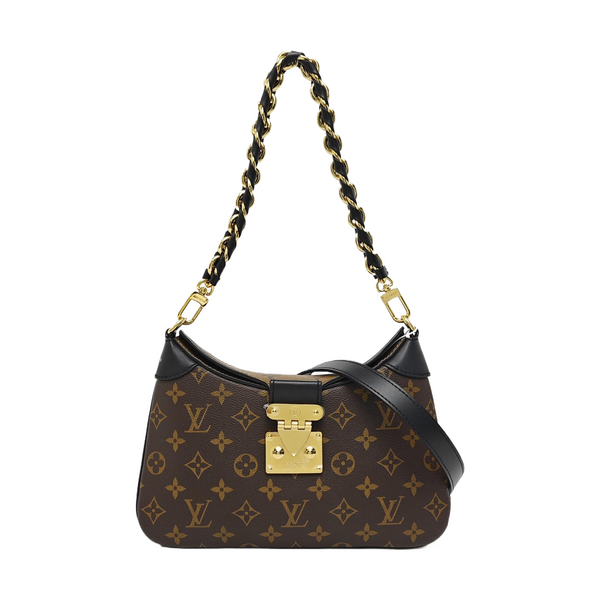 TWINNY Monogram Coated Canvas Brown
