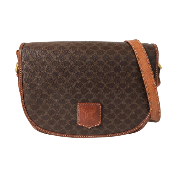 MACADAM CLUTCHES Coated Canvas Brown