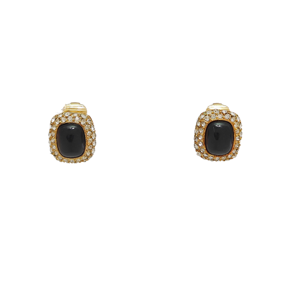 Metal Gold Clip On Earrings
