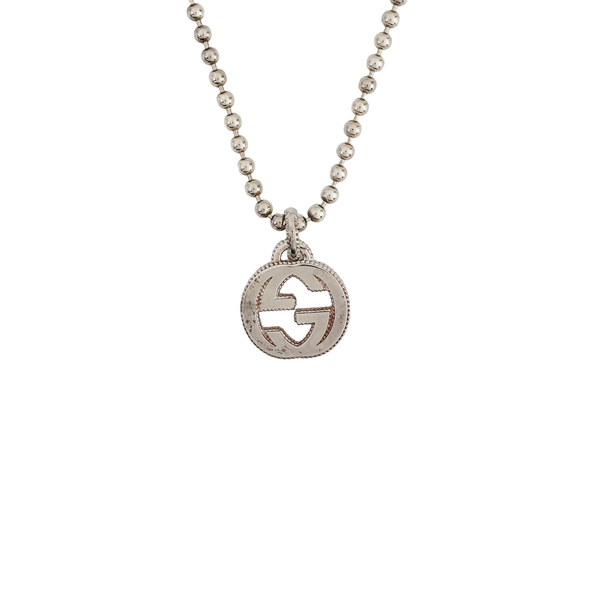 Interlocking G 925 Sterling Silver Necklace
