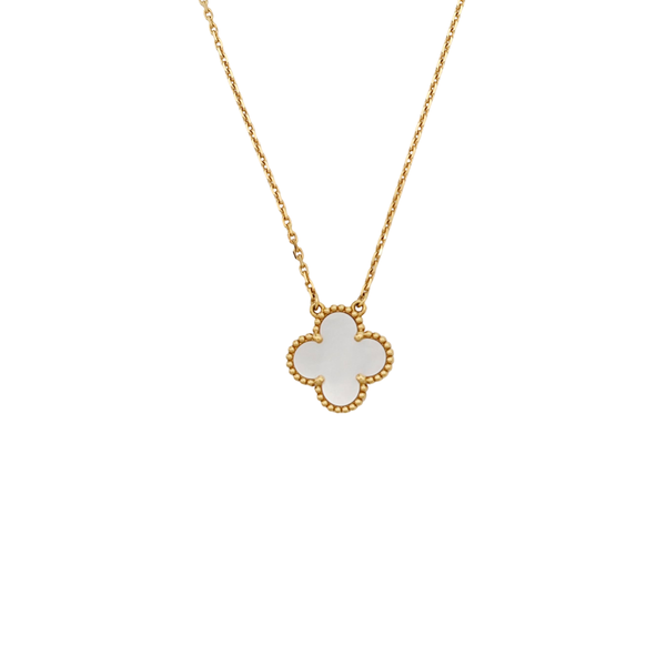 Vintage Alhambra 18k Gold Necklace