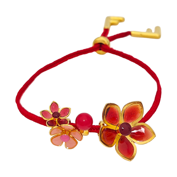 Fabric Red Bracelet
