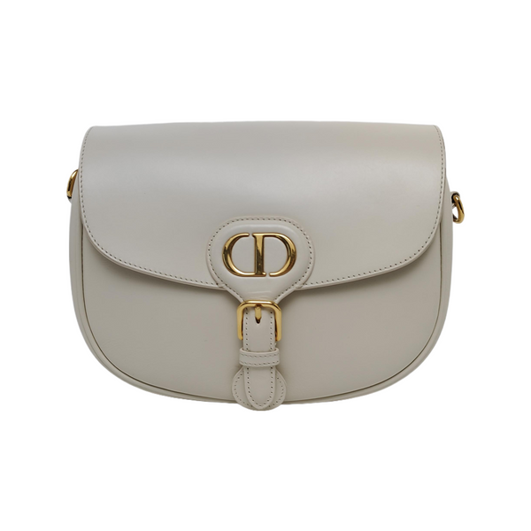 Authenticated pre-owned Bobby Medium Calfskin White - Shoulder Bag at Looply