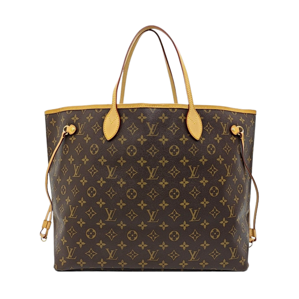 NEVERFULL GM Monogram Coated Canvas Brown