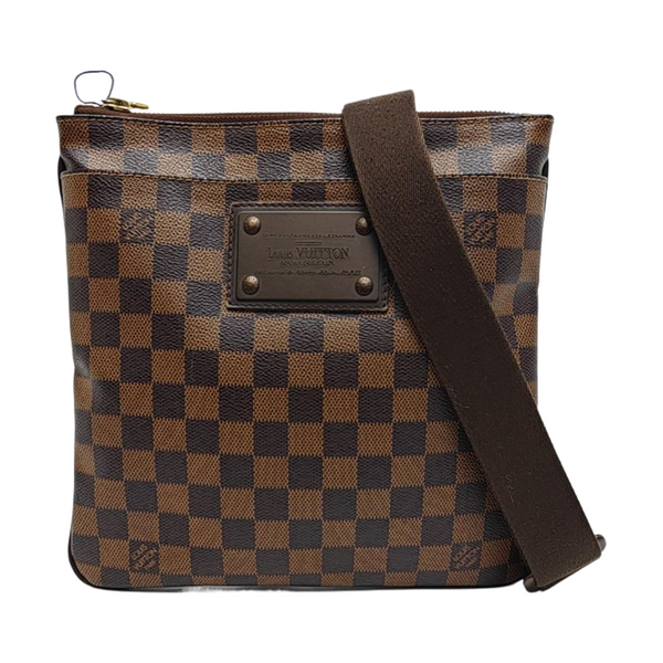 BROOKLYN Damier Ebene Coated Canvas Brown