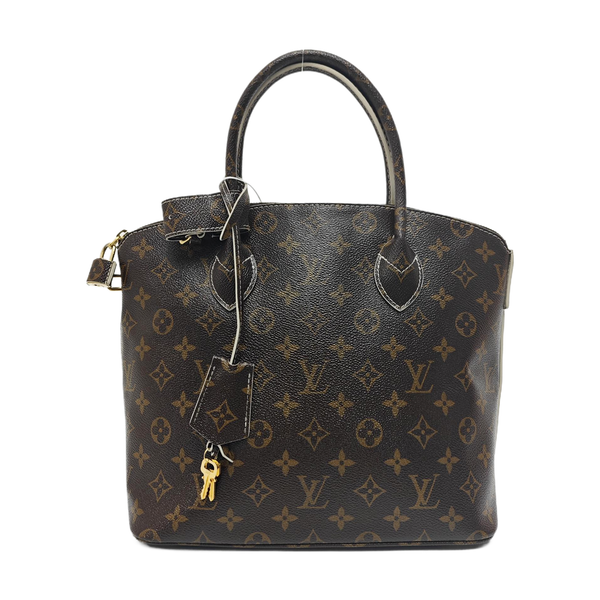 LOCKIT Monogram Coated Canvas Brown