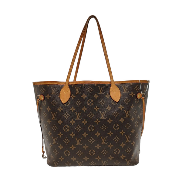 NEVERFULL MM Monogram Coated Canvas Brown