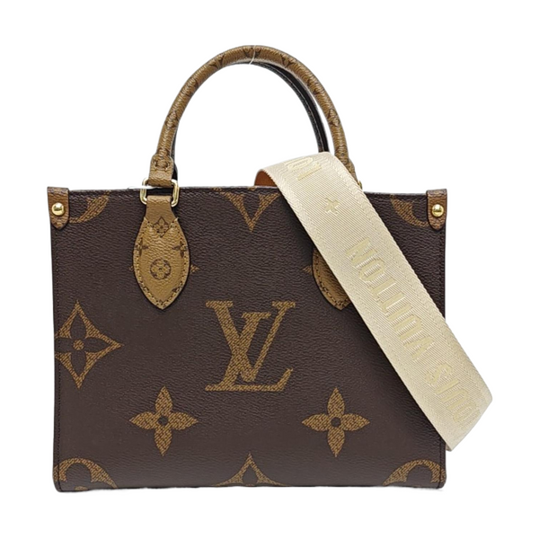 ONTHEGO PM Monogram Coated Canvas Brown