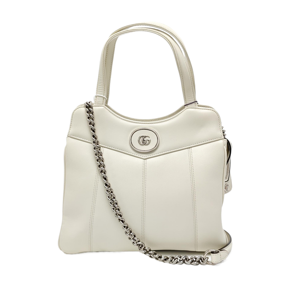 Calfskin Shoulder Bag White