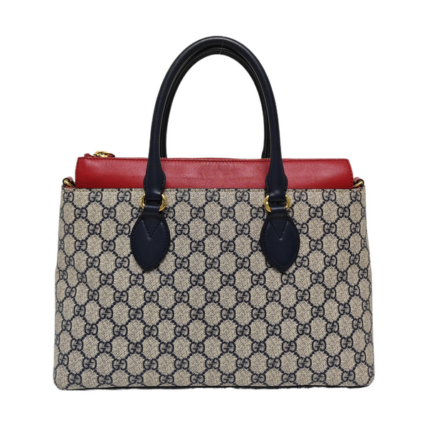 GG Blooms Monogram Coated Canvas Beige